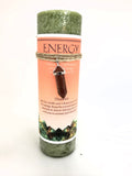 Energy Candle with Unakite Pendant