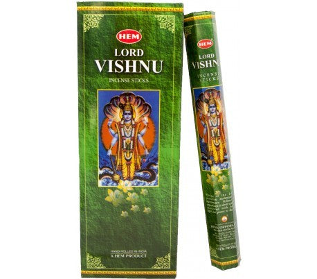 Hem Incense- Lord Vishnu (6 Packs of 20 Sticks)