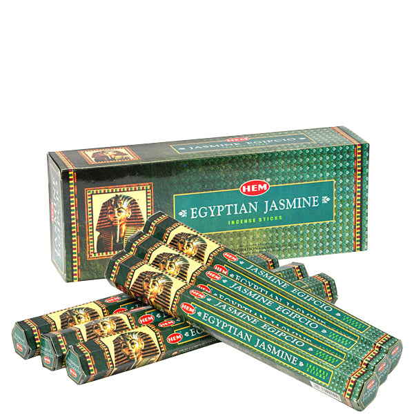 Hem Incense - Egyptian Jasmine (6 Packs of 20 Sticks)