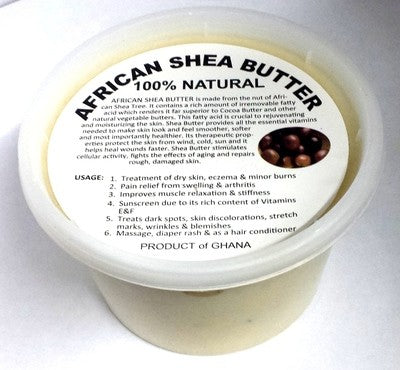Raw White African Shea Butter - 16 oz (Whipped)
