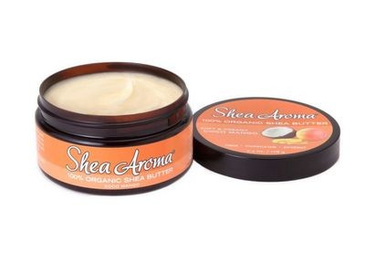 SHEA AROMA: 100% PURE NATURAL WHIPPED SHEA BUTTER: COCO MANGO 6.3oz