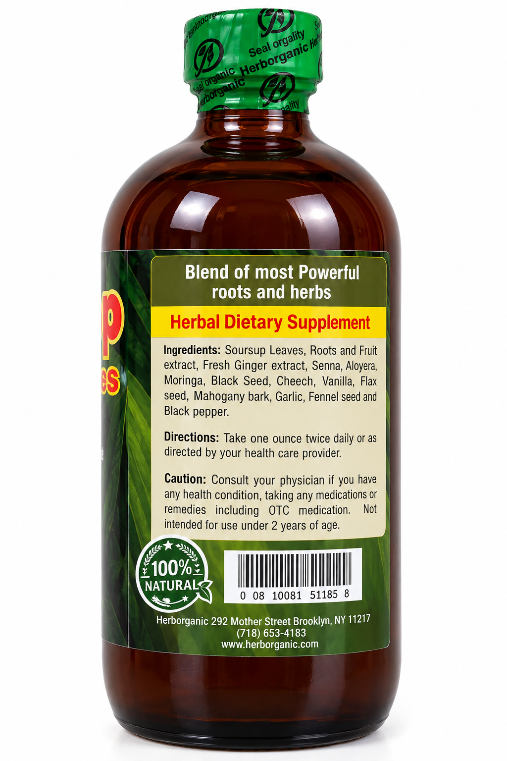 Herborganic Soursop Living Bitters – 16oz