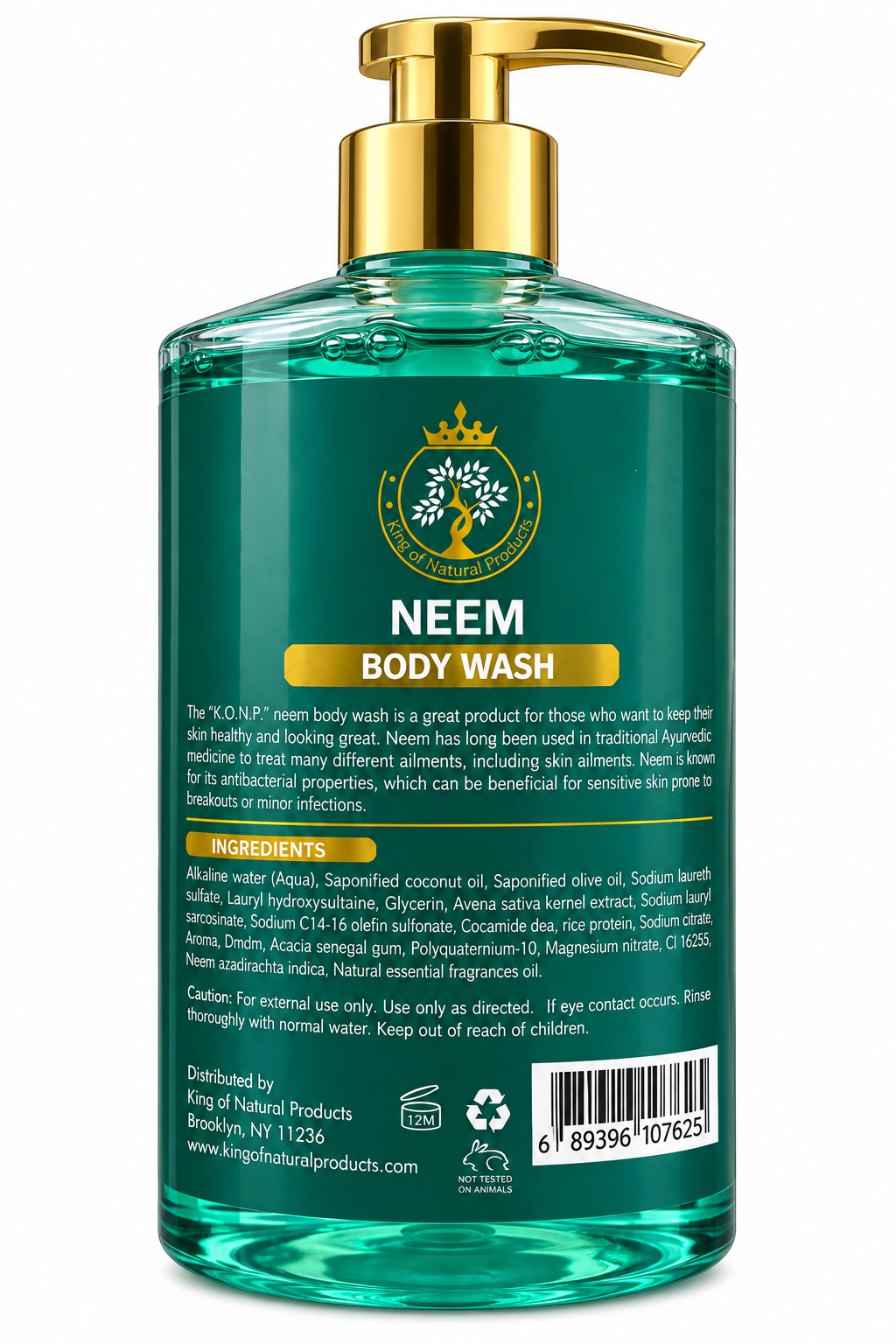 Neem Body Wash – Skin Purifying & Cleansing | 16.9 oz