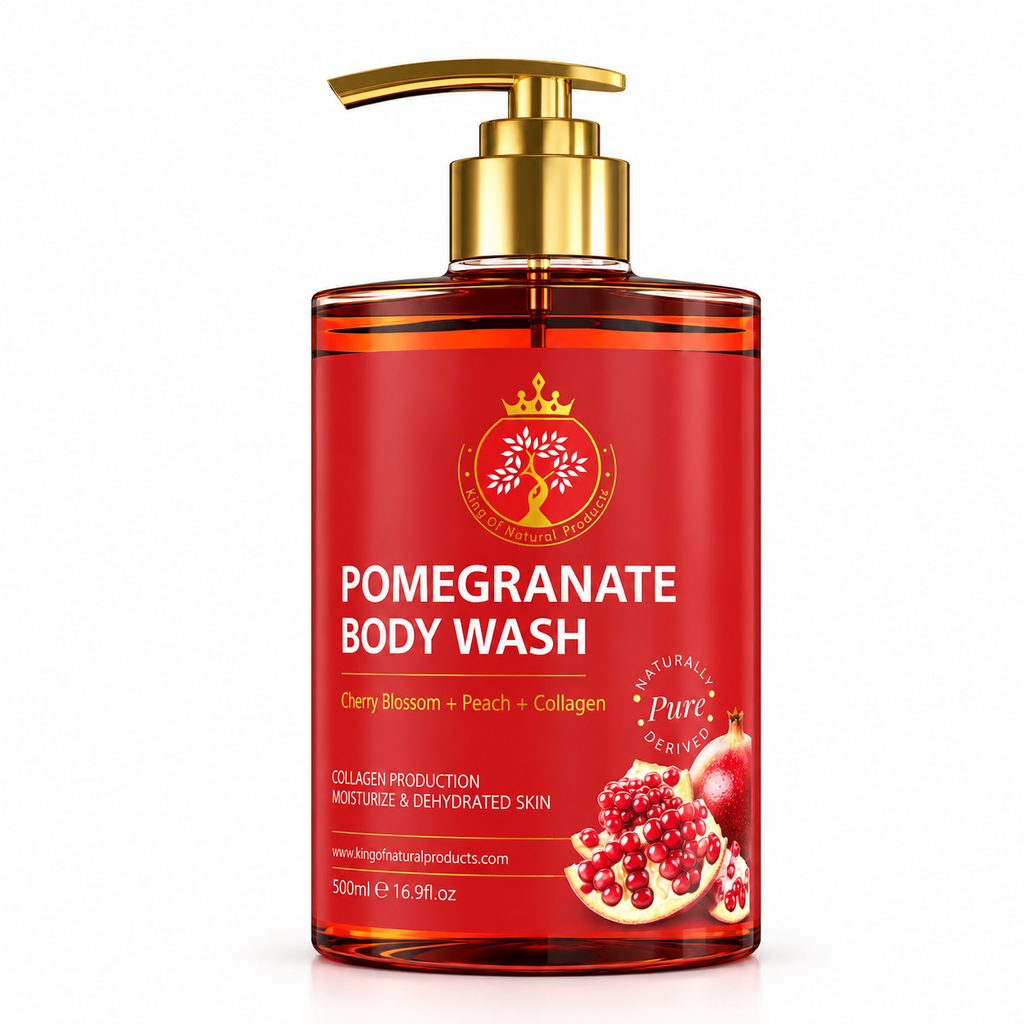 Pomegranate Body Wash with Cherry Blossom, Peach & Collagen | 16.9 oz
