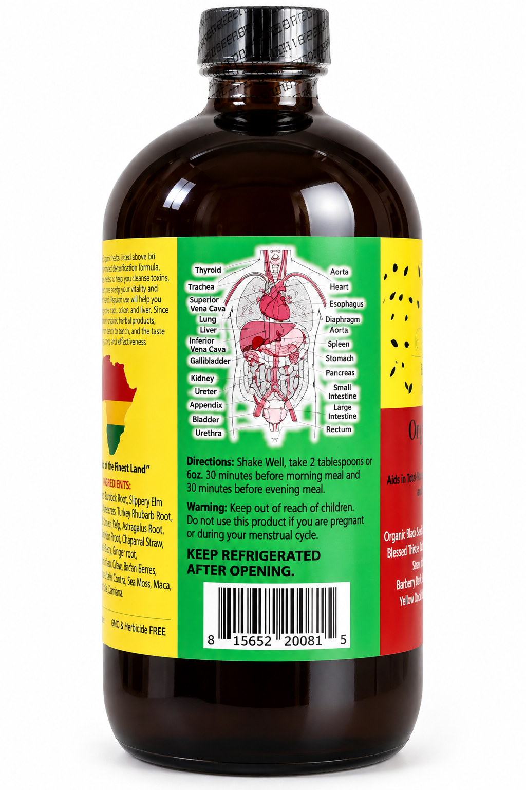 Black Seed Detox - Organic Black Seed Detox Bitters 16oz