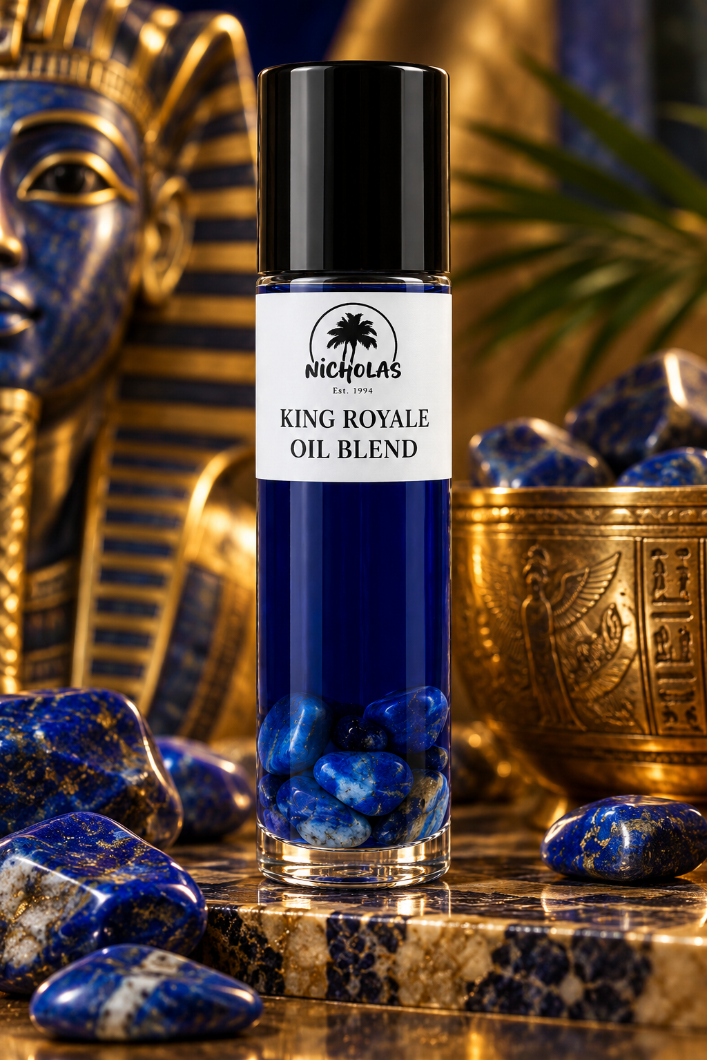 King Royale Crystal Infused Body Oil Blend