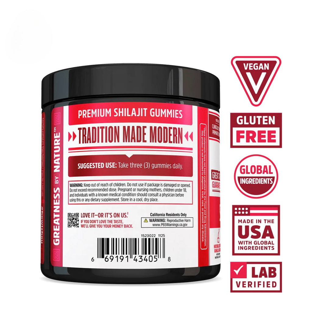 Zhou Nutrition Shilajit Gummies