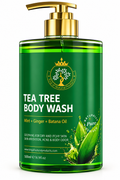 Tea Tree Body Wash with Mint, Ginger & Batana Oil – Refreshing & Moisturizing Cleanse | 16.9 oz