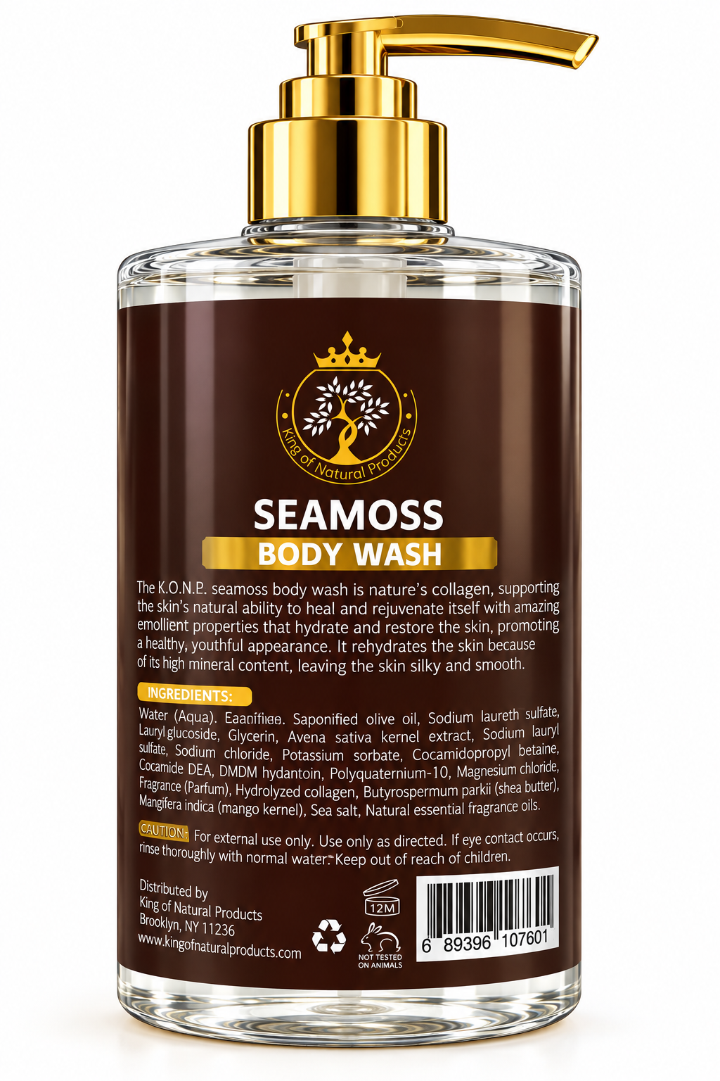 Sea Moss Body Wash with Shea Butter, Mango & Sea Salt|16.9 oz